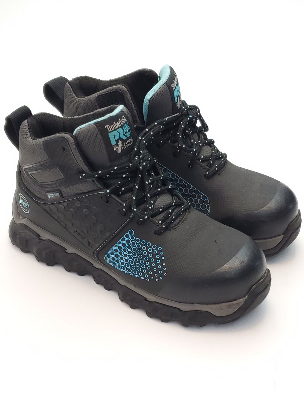 Timberland Pro Women's Ridgework Composite Toe Waterproof Work Boots Black 7.5